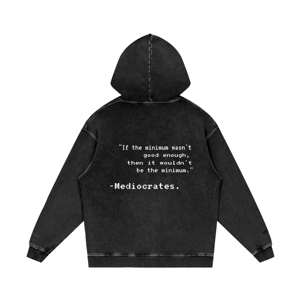 Snow Washed Loose Cotton Hoodie – Unisex 420gsm ODMPOD