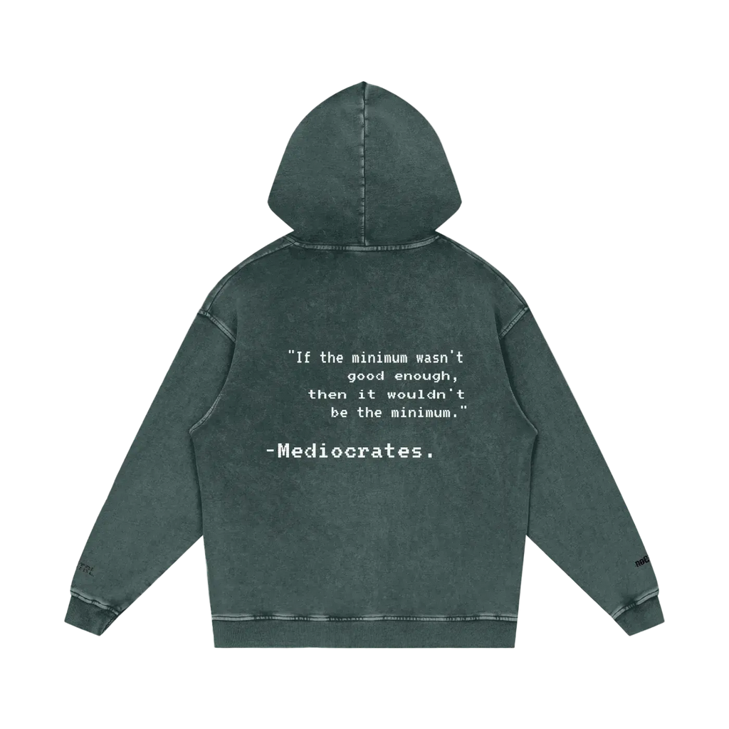 Snow Washed Loose Cotton Hoodie – Unisex 420gsm ODMPOD