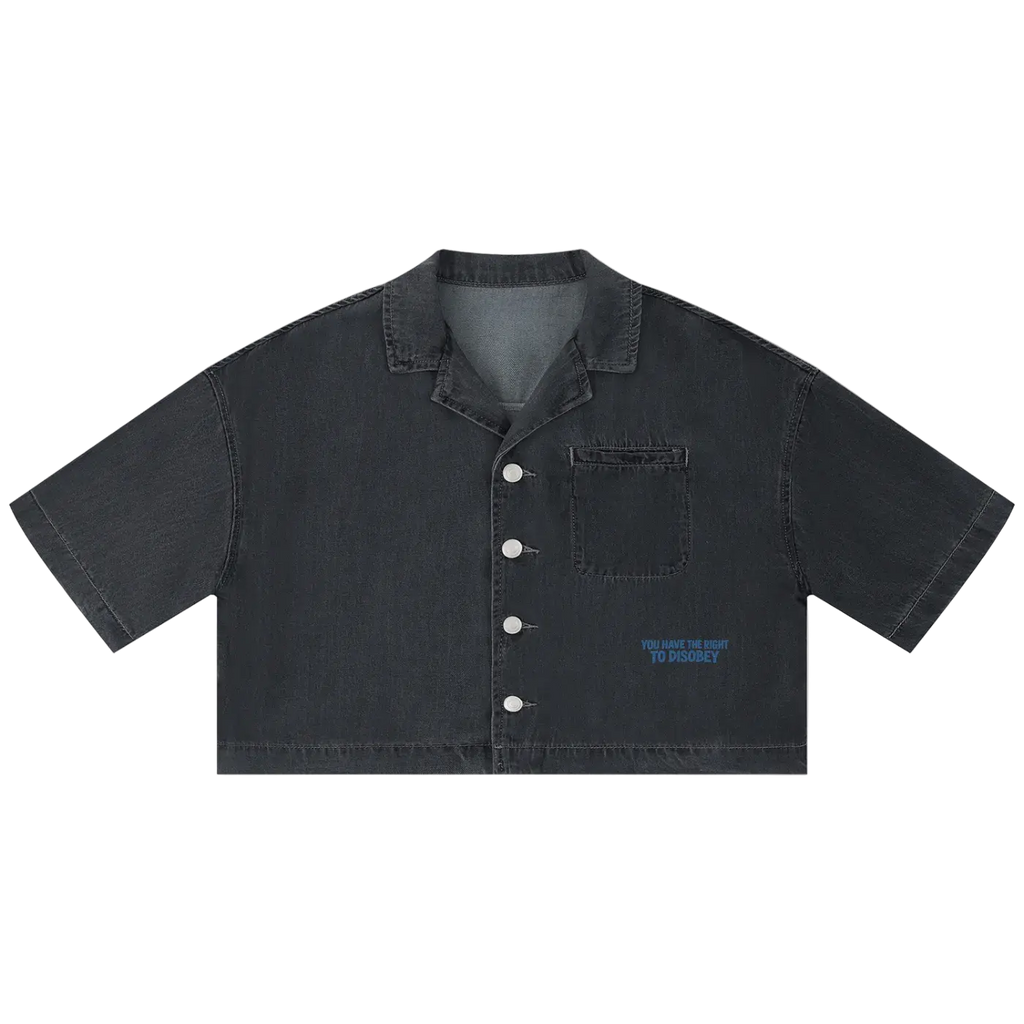 Women's 100% Lyocell Crop Shirt – WT0122 ODMPOD