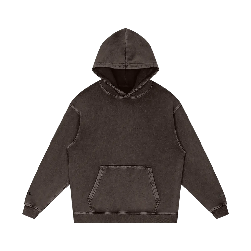 Snow Washed Loose Cotton Hoodie – Unisex 420gsm ODMPOD