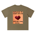 Heavyweight Drop Shoulder Cotton T-Shirt ODMPOD